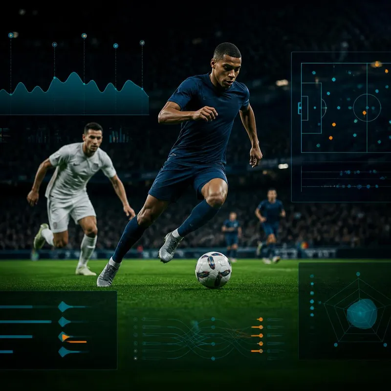 Sports analytics interface and match visual